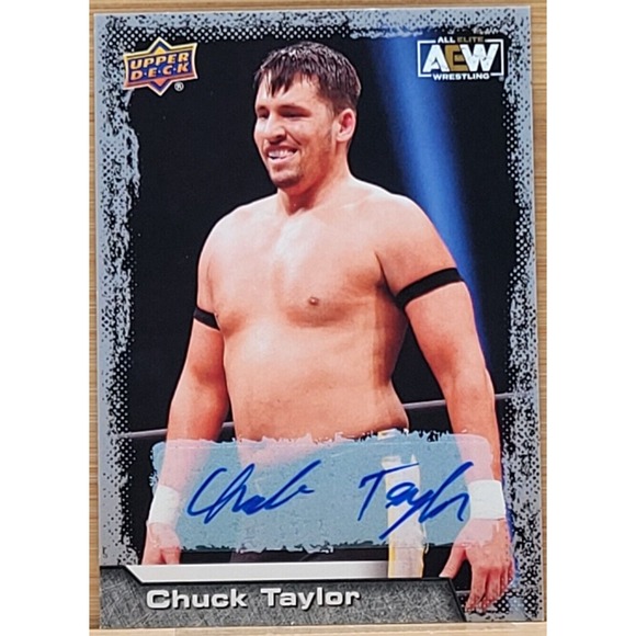 2022 UPPER DECK AEW CHUCK TAYLORAUTO AUTOGRAPH SP‎